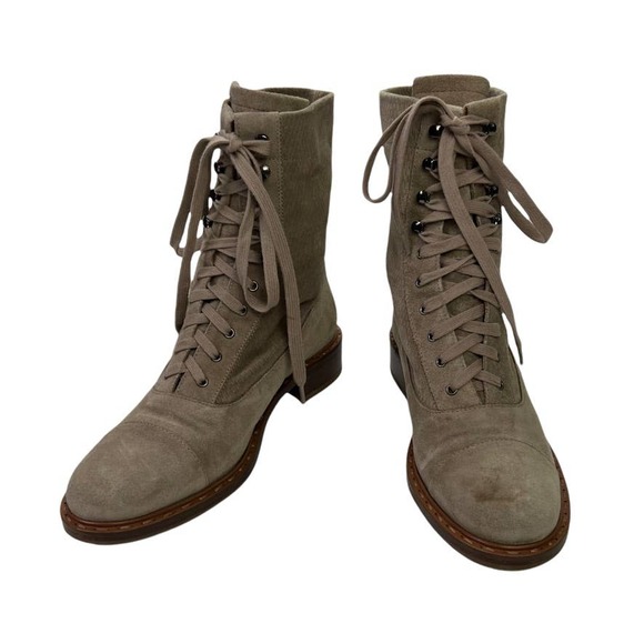 Aquatalia Other - Aquatalia Suede Combat Boots Size 8